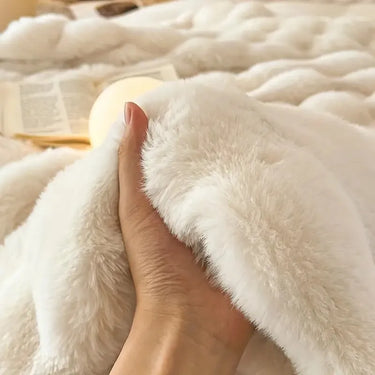 CozyLux™ Premium Faux Fur Plush Throw Blanket